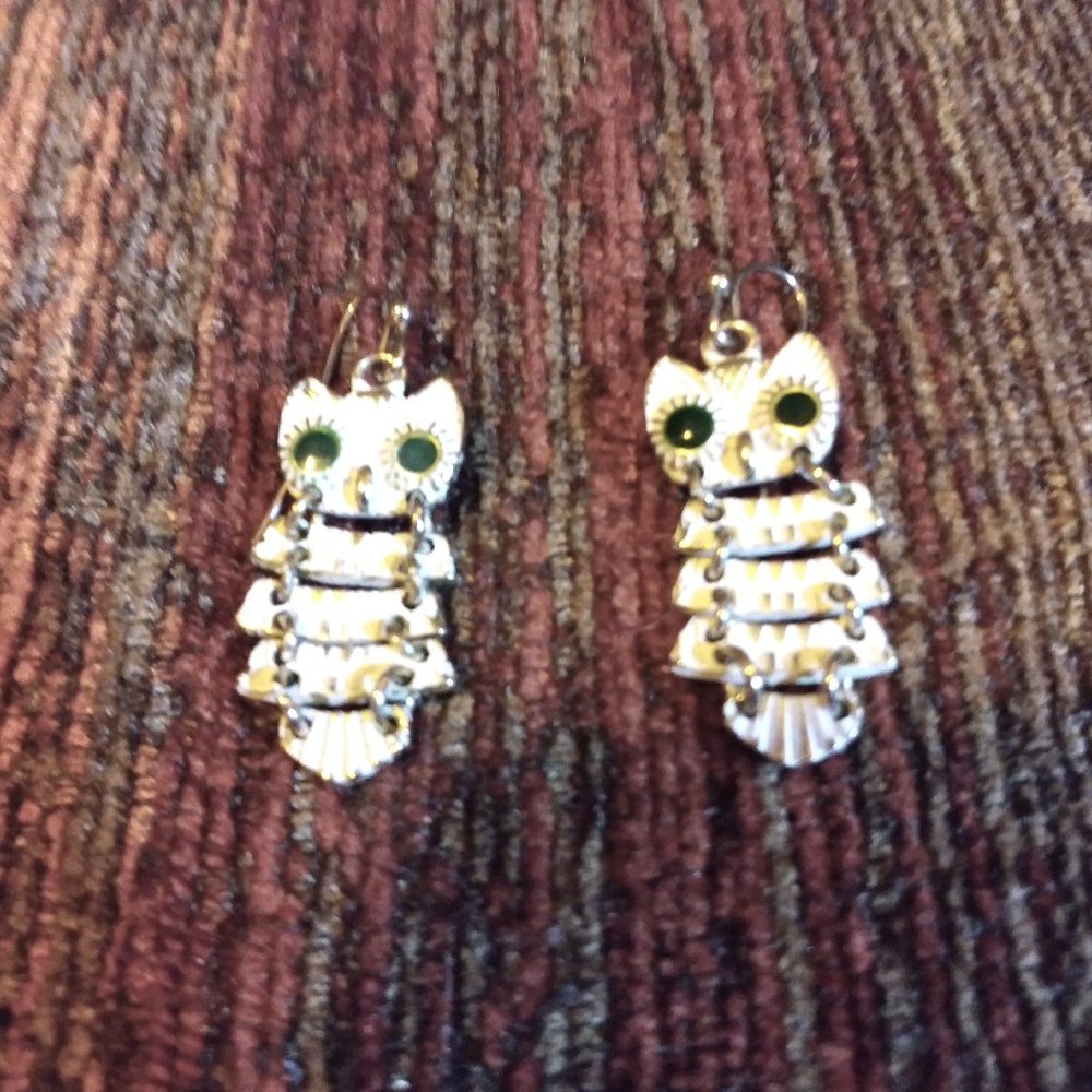 Nature Inspired 'Olive the Owl' Earrings